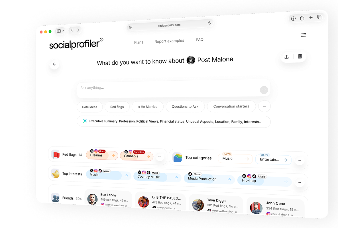 Instant Social Media Background Checks & Screening