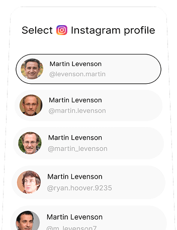 Reverse Social Media Lookup & Social Media Check