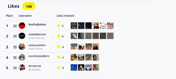 pic 1. New follows made by user as illustrated by Snoopreport.